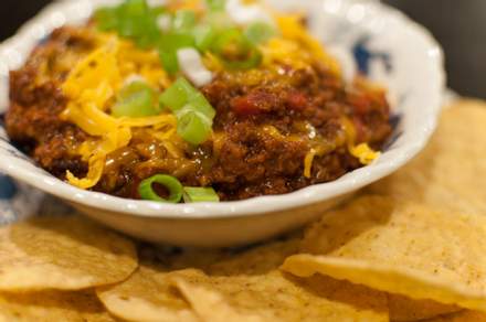 This chili borrows from several styles, but the cinnamon sets it apart