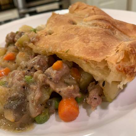Savory pie is a warm hug for your insides